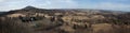 Panoramic view of Mount Jedlova in the Lusatian Mountains