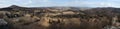 Panoramic view of Mount Jedlova in the Lusatian Mountains