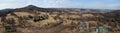 Panoramic view of Mount Jedlova in the Lusatian Mountains