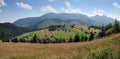 Panoramic view, mountain Belianske Tatras, Slovakia, Europe