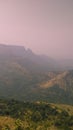 Picturesque scenic view on the cliff top Royalty Free Stock Photo