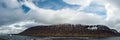 Panoramic view in Isafjordur, Iceland Royalty Free Stock Photo