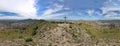 Panoramic view of a mountain landscape in eastern Spain.