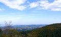 Panoramic view from the mountain Maljen Royalty Free Stock Photo