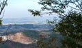 Panoramic view from the mountain Maljen Royalty Free Stock Photo