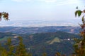 Panoramic view from the mountain Maljen Royalty Free Stock Photo