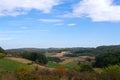 Panoramic view from the mountain Maljen Royalty Free Stock Photo