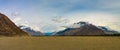 Panoramic view of mountain range of Ladakh Royalty Free Stock Photo