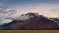 Panoramic view of mountain range of Ladakh Royalty Free Stock Photo