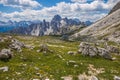 Panoramic view of Mountain retreat in the italian dolomites