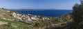 Panoramic view from the mountains at Ivan Dolac on the island of Hvar