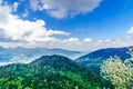 Panoramic view on lake Tegernsee in Bavaria - Germany Royalty Free Stock Photo