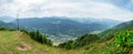 Beautiful landscape view on the road to Koruldi lakes, Mestia, Upper Svaneti, Georgia Royalty Free Stock Photo