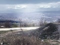 Panoramic view of mountains skopie macedonia