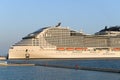 MSC World Europa cruise ship in Qatar