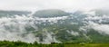 Panoramic view of Mt. Alyeska, Girdwood, Alaska, USA, Alaska, USA Royalty Free Stock Photo