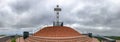 Panoramic view of Mt Soledad National Veterans Memorial, San Die