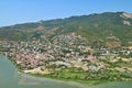 View of Mtskheta City from Jvari Monastery in Georgia