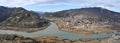 Panoramic view of Mtskheta. Royalty Free Stock Photo