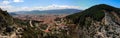 Panoramic view of mugla city