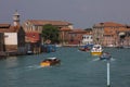 Panoramic view of Murano island in the Venetian lagoon