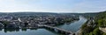 Panoramic view of Namur capital city in Walloon