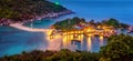 Panoramic view of Nang Yuan island at twilight in Thailand Royalty Free Stock Photo