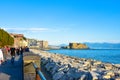 Panoramic view of Naples, seafront Francesco Caracciolo.