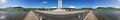 Panoramic view of the National Congress of Brazil building Royalty Free Stock Photo