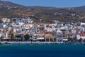 Panoramic view of Naxos Island, Greece