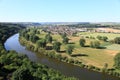 Panoramic view of Neckar river