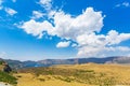 Panoramic view of Nemrut crater lake, Bitlis Province, Eastern Turkey Royalty Free Stock Photo