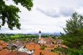 Panoramic view of Nesselwang in the Bavarian AllgÃÂ¤u.