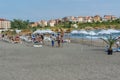 Panoramic view of Nestinarka Beach near town of Tsarevo, Burgas Region, Bulga