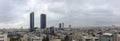 Panoramic view the new downtown of Amman abdali area - Jordan Amman city - View of modern buildings in Amman Royalty Free Stock Photo