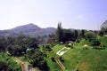 A Panoramic  View of Neyyar Dam Location in South India Royalty Free Stock Photo