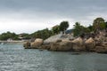 Panoramic view of Nha Trang bay Royalty Free Stock Photo