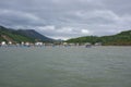 Panoramic view of Nha Trang bay Royalty Free Stock Photo