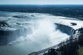 Panoramic view of Niagara Falls Royalty Free Stock Photo