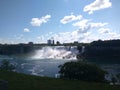 Panoramic view Niagara Falls Royalty Free Stock Photo