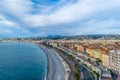 Panoramic view of Nice city in France Royalty Free Stock Photo