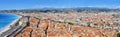 Panoramic view of Nice, France Royalty Free Stock Photo