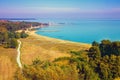 Panoramic view of Nida, Lithuania Royalty Free Stock Photo