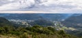 Panoramic View at Ninho das Aguias Eagle`s Nest in Nova Petropolis, Rio Grande do Sul, Brazil Royalty Free Stock Photo