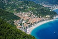 A panoramic view of Noli, Liguria - Italy