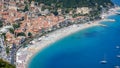 A panoramic view of Noli, Liguria - Italy Royalty Free Stock Photo
