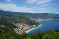 A panoramic view of Noli, Liguria - Italy