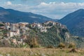 Panoramic view of Norma, Latina Province, Lazio, Italy Royalty Free Stock Photo