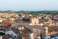 Panoramic view of Noto, an ancient baroque city in Sicily, Italy Royalty Free Stock Photo