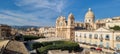 Panoramic view of Noto Cathedral in Noto, Italy with blue sky Royalty Free Stock Photo